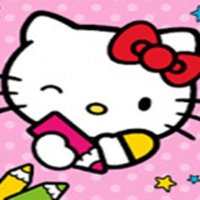 Color & Paint By Number With Hello Kitty