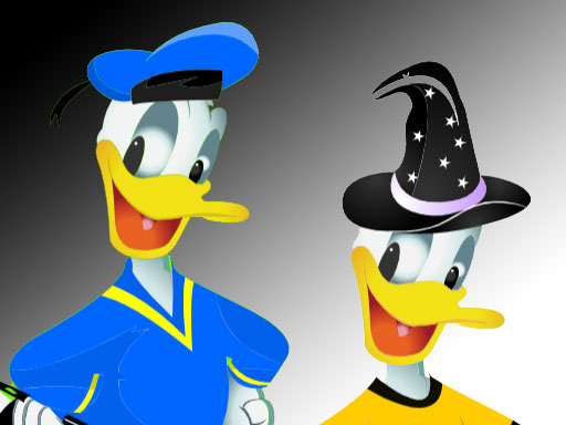 Donald Duck Dressup Online