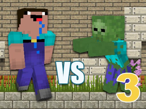 Minecraft Noob vs Zombies 3 Online