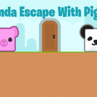 Panda Escape With Piggy